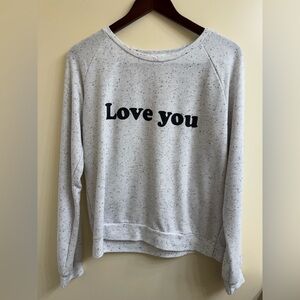 Forever 21 'Love You' Sweatshirt